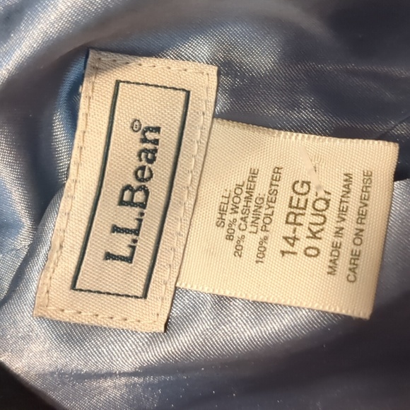 LLBean Robin Egg Blue Wool Coat - Picture 9 of 10